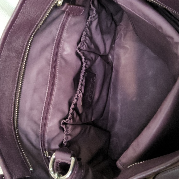 Large Coach  26353 eggplant purple Diaper bag changing pad - Picture 7 of 10